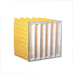 F8 fiberglass medium efficiency bag filter