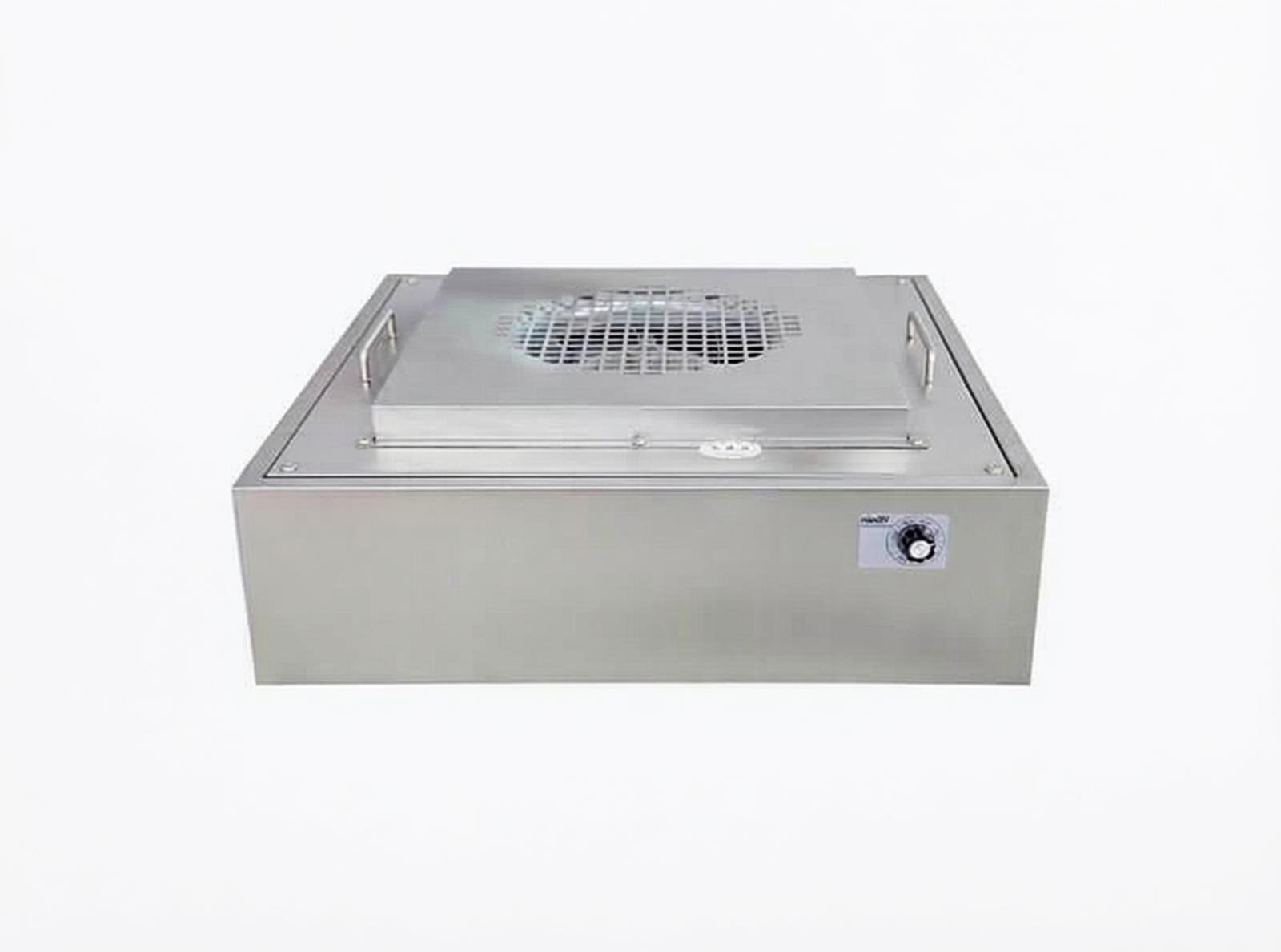 Onecleans Fan Filter Unit (FFU) with mirror-finished stainless steel frame