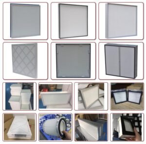 Cardboard Frame Mini-Pleat Filter (F6–H12)