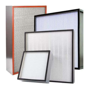 H14 HEPA filter with robust frame and high-density pleated media