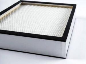 H14 HEPA filter with sturdy frame and high-density pleated filter media