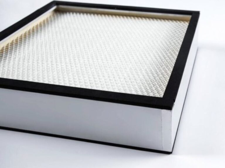 H14 HEPA filter with sturdy frame and high-density pleated filter media